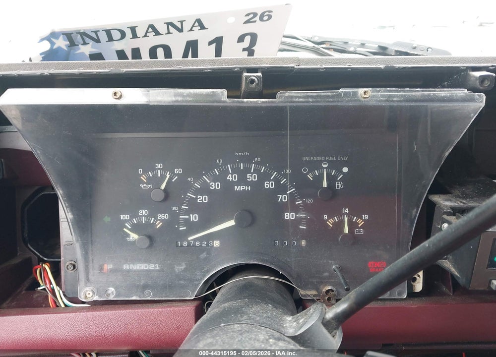 1993 CHEVROLET GMT-400 K1500 VIN: 1GCEK14Z2PZ176472
