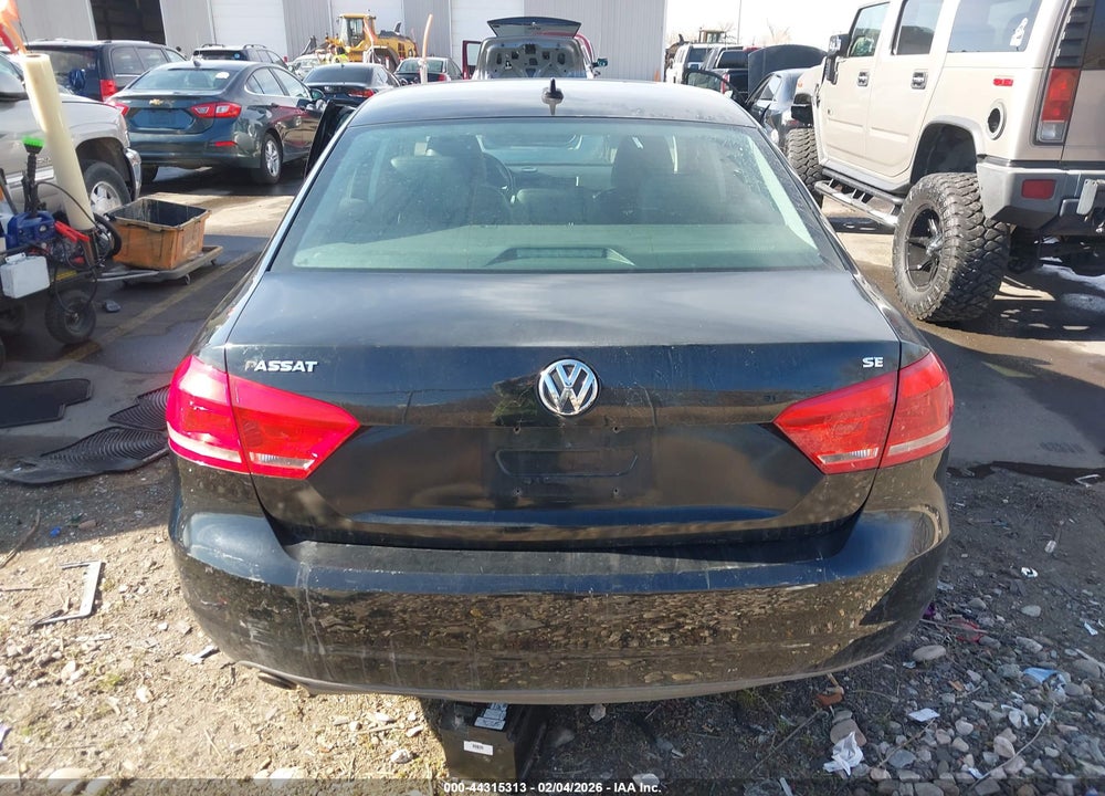 2012 VOLKSWAGEN PASSAT 2.5L SE VIN: 1VWBH7A38CC093028