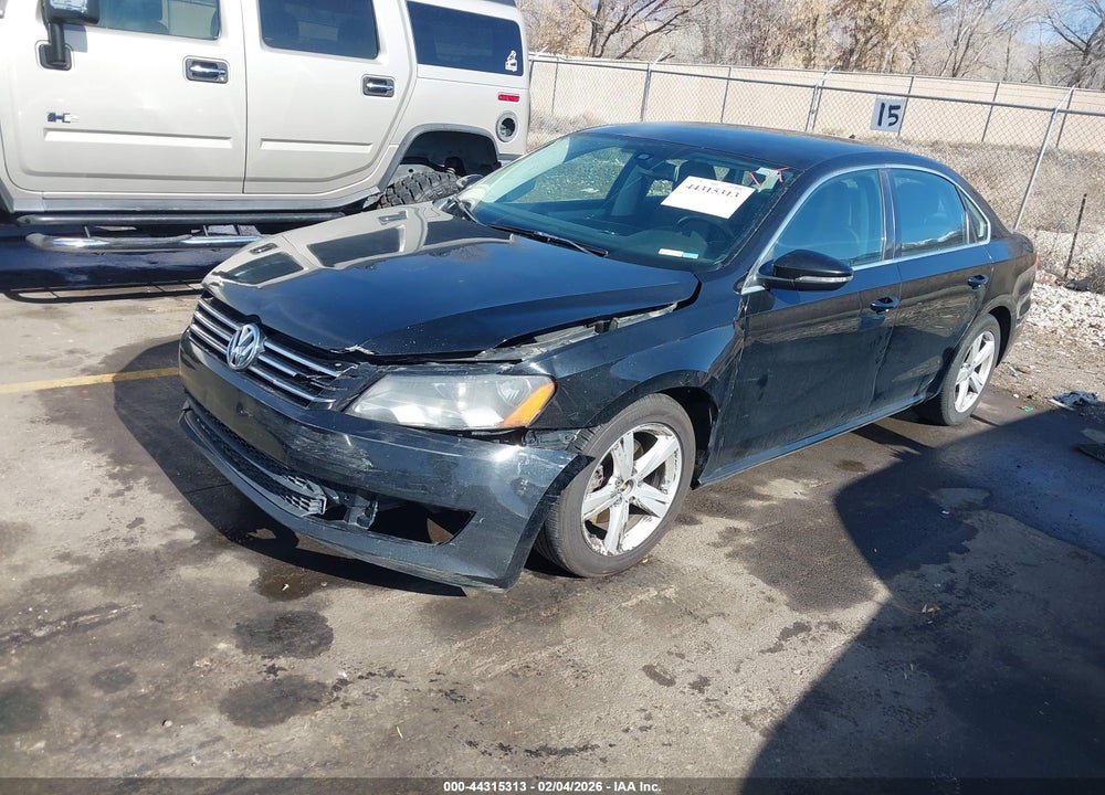 2012 VOLKSWAGEN PASSAT 2.5L SE VIN: 1VWBH7A38CC093028