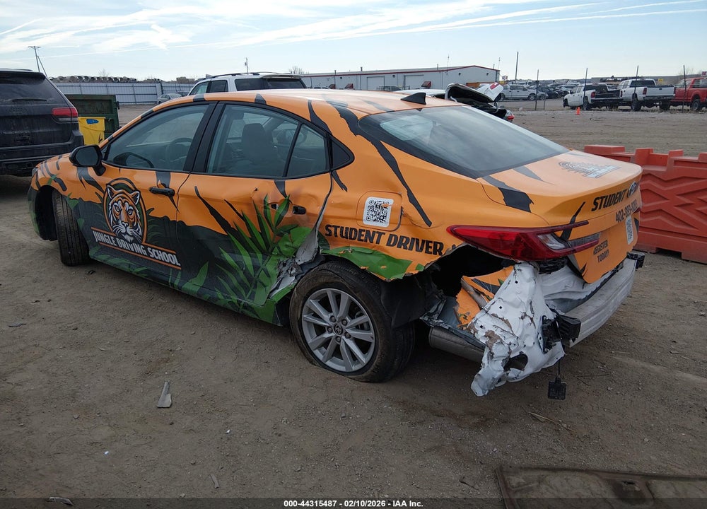 2025 TOYOTA CAMRY LE VIN: 4T1DAACK3SU103289