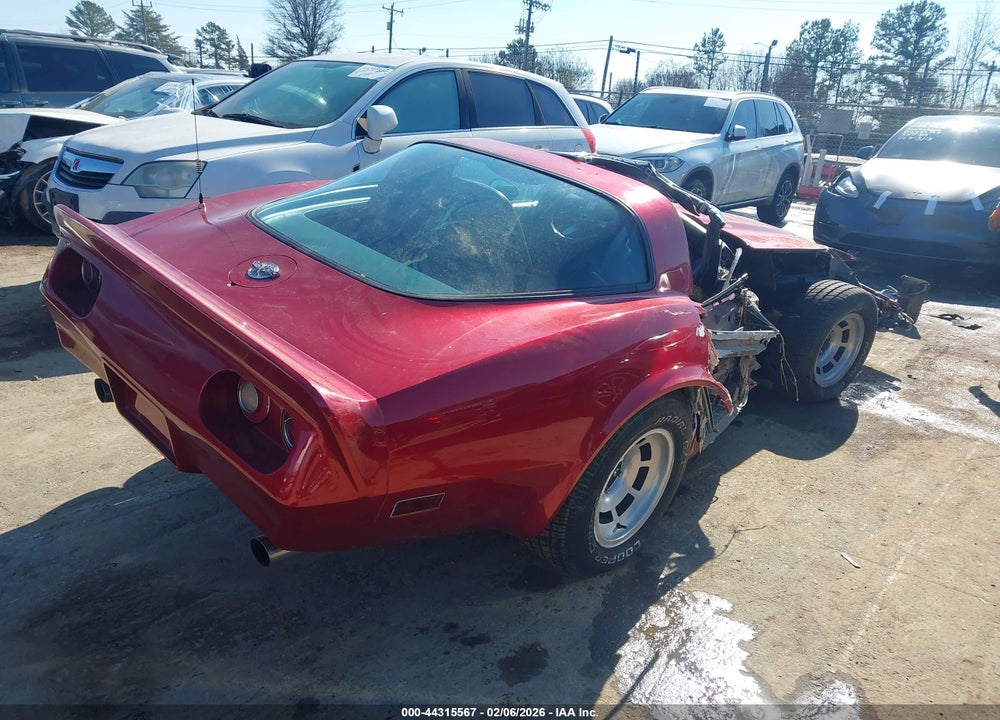 1978 CHEVROLET CORVETTE VIN: 00001Z8748S408473