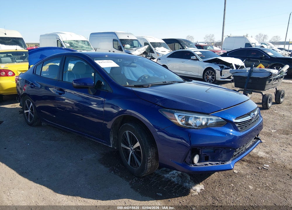 2022 SUBARU IMPREZA PREMIUM VIN: 4S3GKAV61N3608661