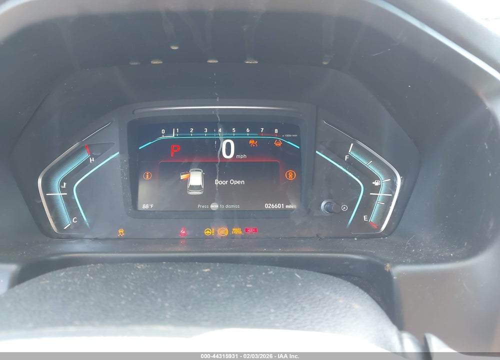 2024 HONDA ODYSSEY ELITE VIN: 5FNRL6H94RB057742