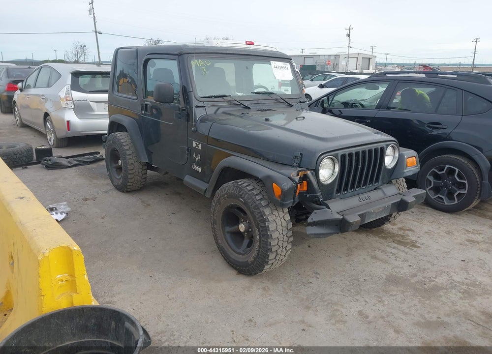 2005 JEEP WRANGLER X VIN: 1J4FA39S05P320960