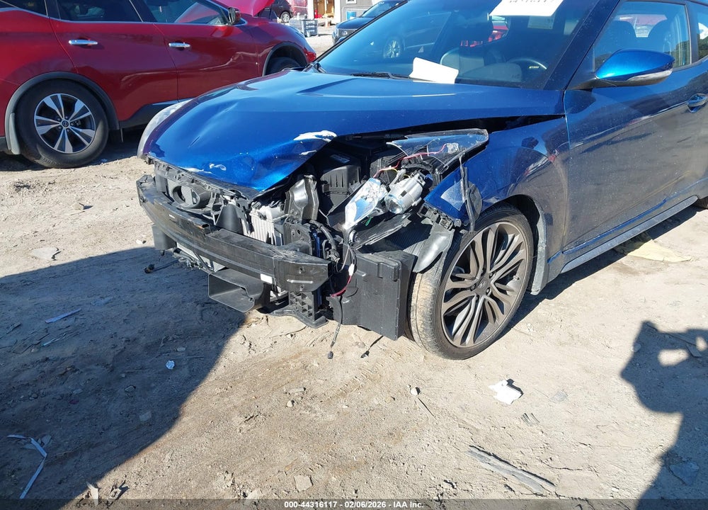 2016 HYUNDAI VELOSTER TURBO VIN: KMHTC6AEXGU273382