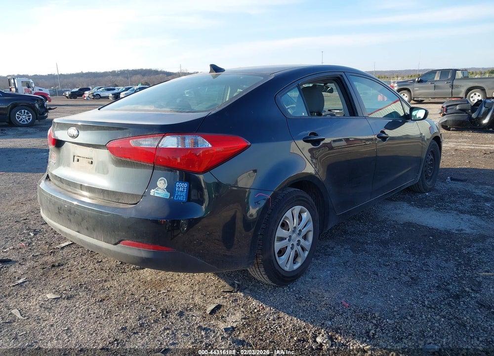 2016 KIA FORTE LX VIN: KNAFK4A6XG5519520