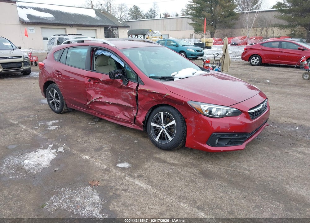 2021 SUBARU IMPREZA PREMIUM 5-DOOR VIN: 4S3GTAV64M3709995