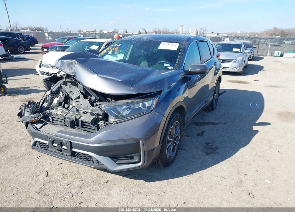 2022 HONDA CR-V AWD EX VIN: 2HKRW2H56NH637356