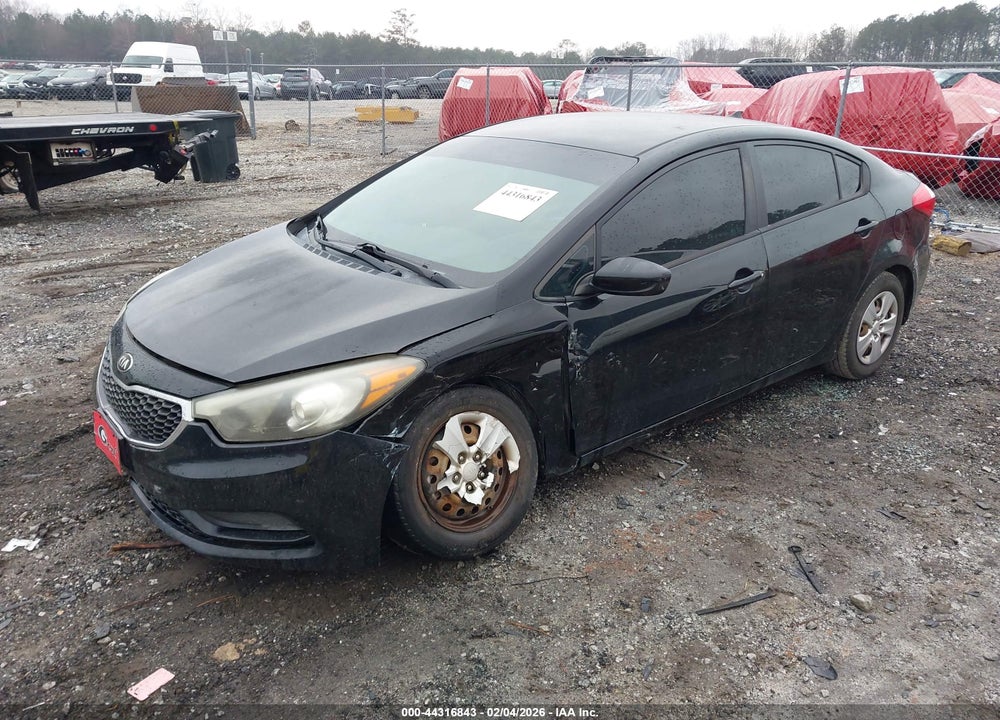 2016 KIA FORTE LX VIN: KNAFK4A60G5521048