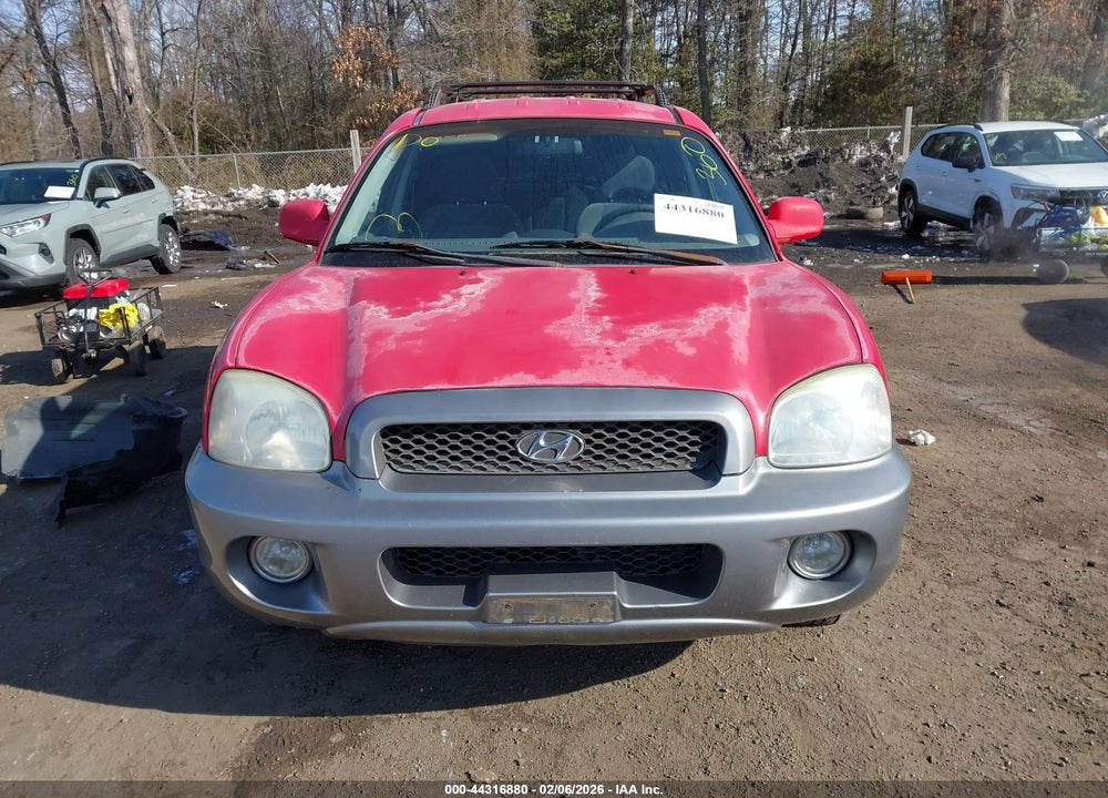 2004 HYUNDAI SANTA FE GLS/LX VIN: KM8SC73E74U723080