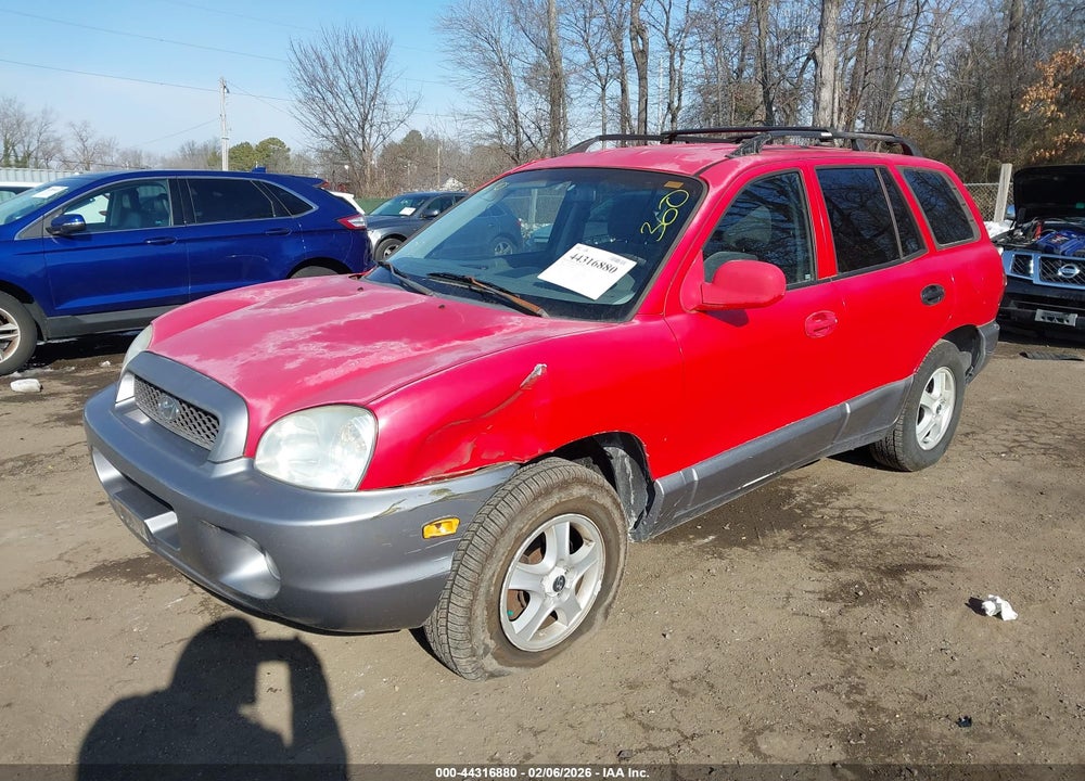 2004 HYUNDAI SANTA FE GLS/LX VIN: KM8SC73E74U723080