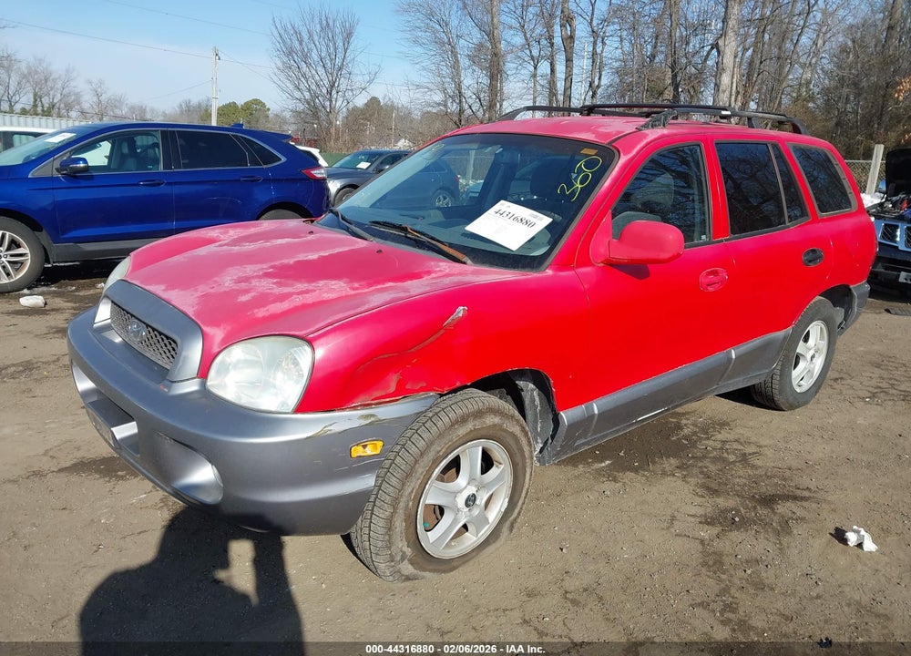 2004 HYUNDAI SANTA FE GLS/LX VIN: KM8SC73E74U723080