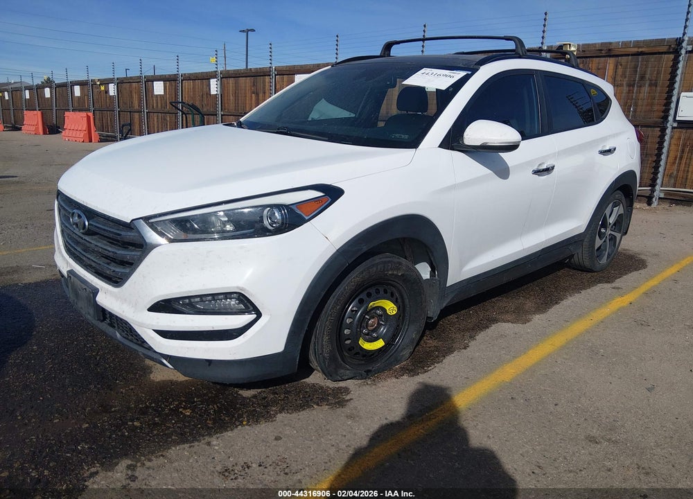 2016 HYUNDAI TUCSON LIMITED VIN: KM8J33A22GU262159