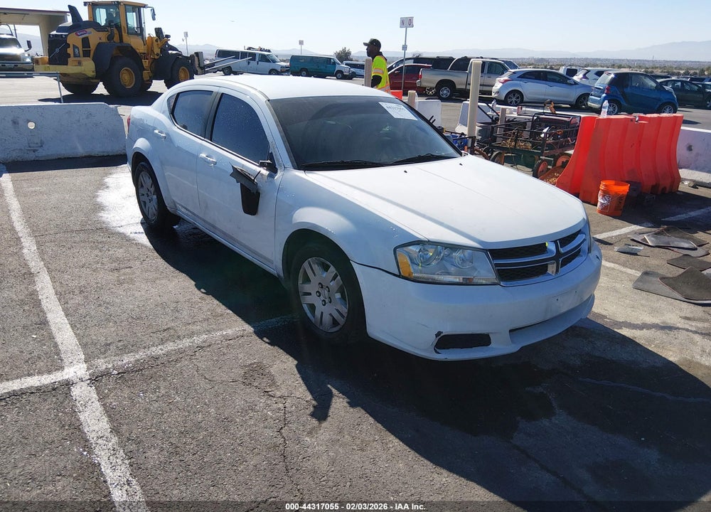 2012 DODGE AVENGER SE VIN: 1C3CDZAB9CN311248