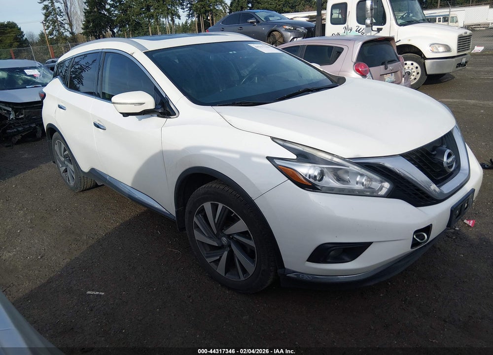 2015 NISSAN MURANO PLATINUM VIN: 5N1AZ2MH2FN270747