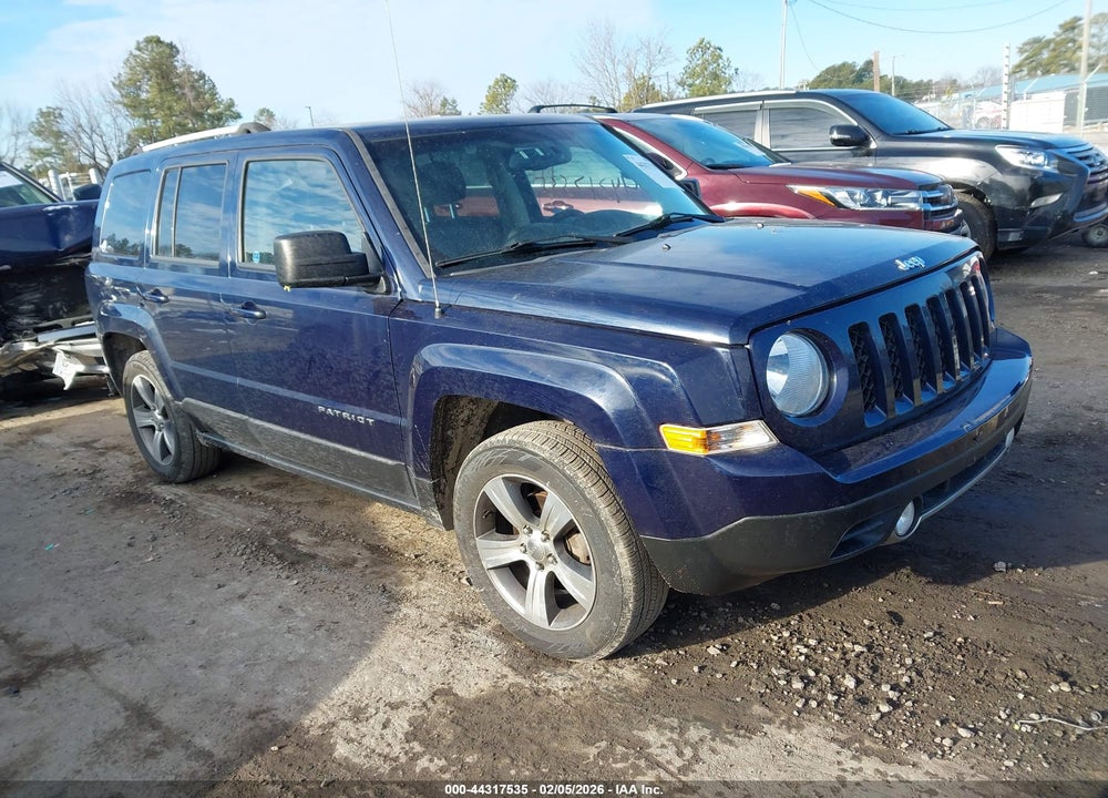 2017 JEEP PATRIOT HIGH ALTITUDE FWD VIN: 1C4NJPFA8HD211236