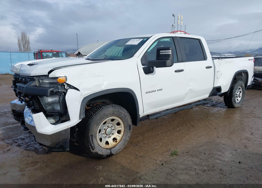 2020 CHEVROLET SILVERADO 3500HD 4WD  LONG BED WT VIN: 1GC4YSEY8LF336906