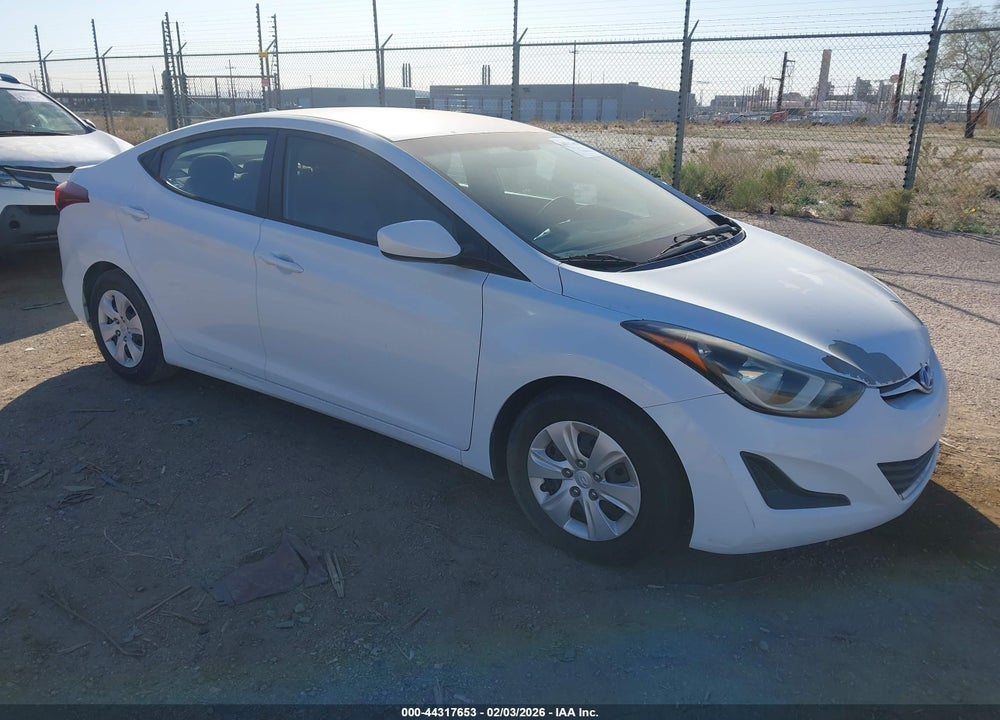 2016 HYUNDAI ELANTRA SE VIN: 5NPDH4AE2GH772850