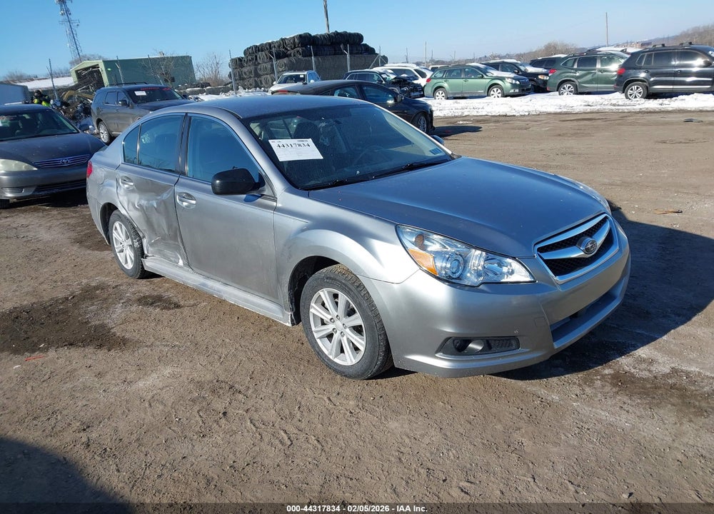 2011 SUBARU LEGACY 2.5I VIN: 4S3BMBA62B3221239