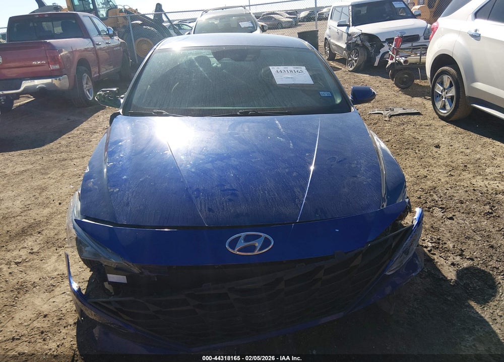 2021 HYUNDAI ELANTRA SEL VIN: 5NPLM4AG1MH040553