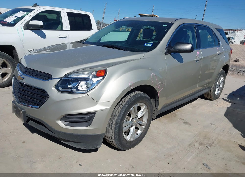 2016 CHEVROLET EQUINOX LS VIN: 2GNALBEK4G1115255