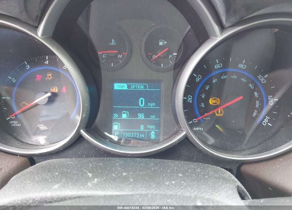 2015 CHEVROLET CRUZE 2LT AUTO VIN: 1G1PE5SB5F7230234