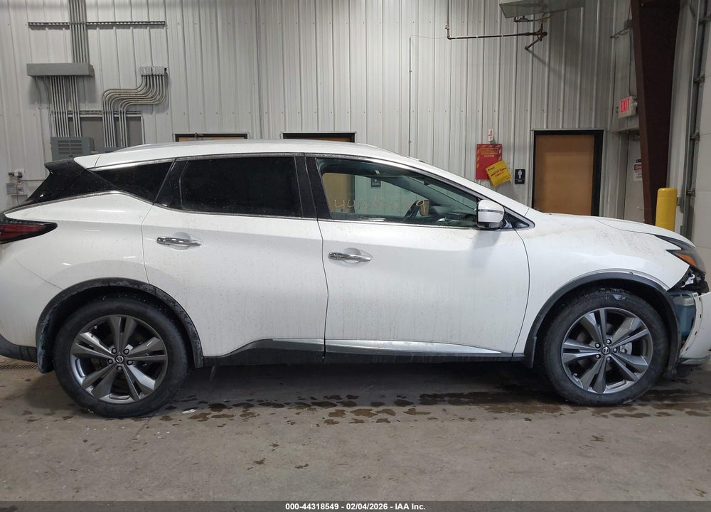 2022 NISSAN MURANO PLATINUM INTELLIGENT AWD VIN: 5N1AZ2DSXNC119922