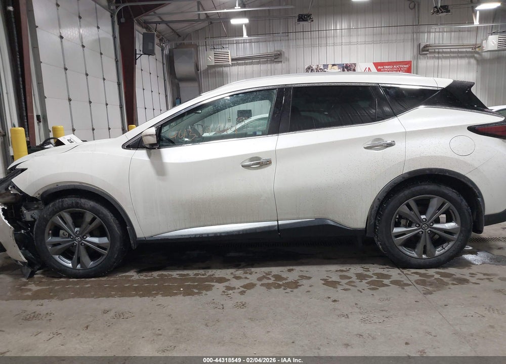 2022 NISSAN MURANO PLATINUM INTELLIGENT AWD VIN: 5N1AZ2DSXNC119922