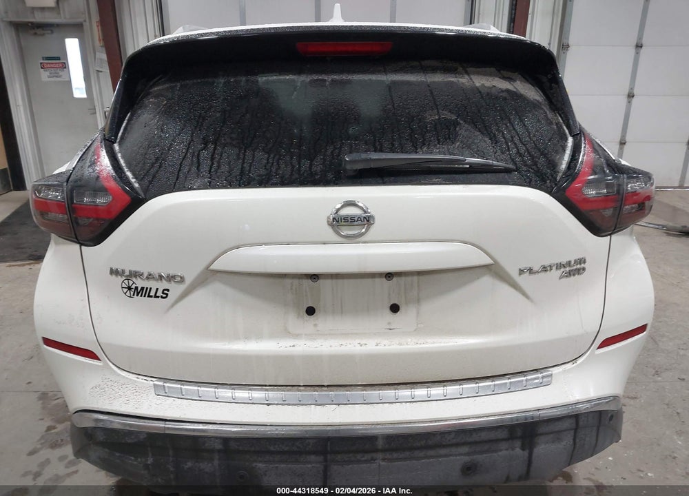 2022 NISSAN MURANO PLATINUM INTELLIGENT AWD VIN: 5N1AZ2DSXNC119922