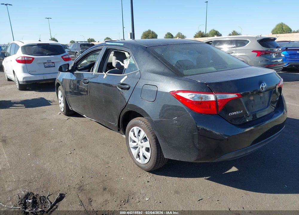 2016 TOYOTA COROLLA LE VIN: 5YFBURHE5GP525220