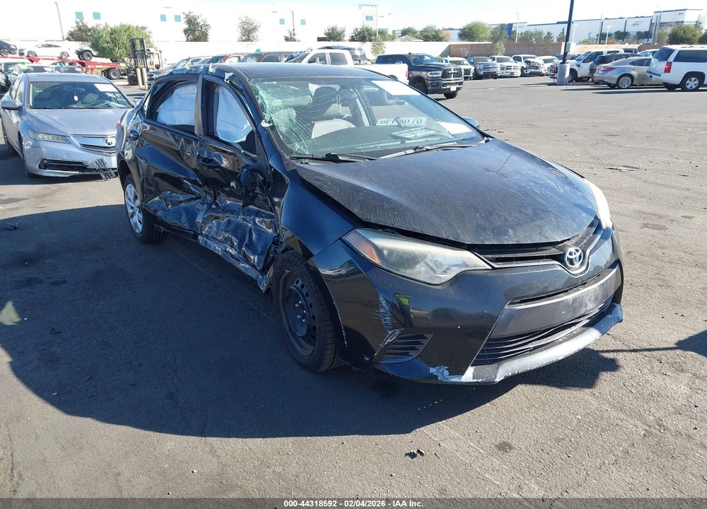 2016 TOYOTA COROLLA LE VIN: 5YFBURHE5GP525220