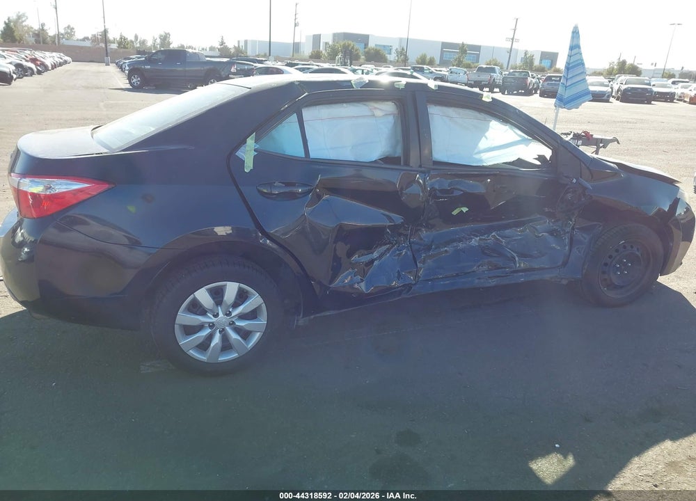 2016 TOYOTA COROLLA LE VIN: 5YFBURHE5GP525220