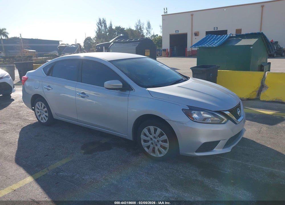 2017 NISSAN SENTRA SV VIN: 3N1AB7AP8HL654538