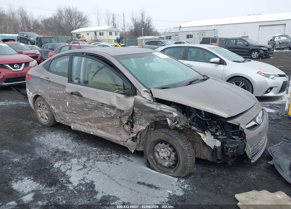 2013 HYUNDAI ACCENT GLS VIN: KMHCT4AE4DU505524