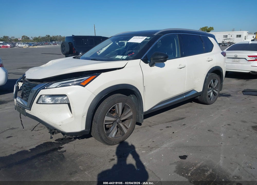 2021 NISSAN ROGUE PLATINUM INTELLIGENT AWD VIN: JN8AT3DD1MW301510