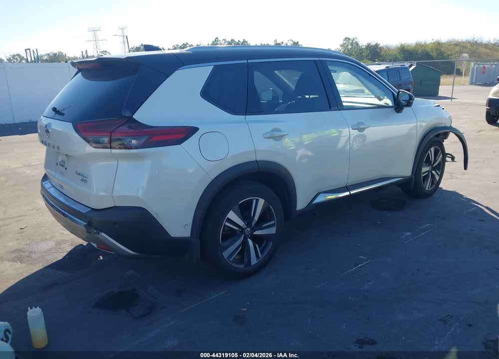 2021 NISSAN ROGUE PLATINUM INTELLIGENT AWD VIN: JN8AT3DD1MW301510