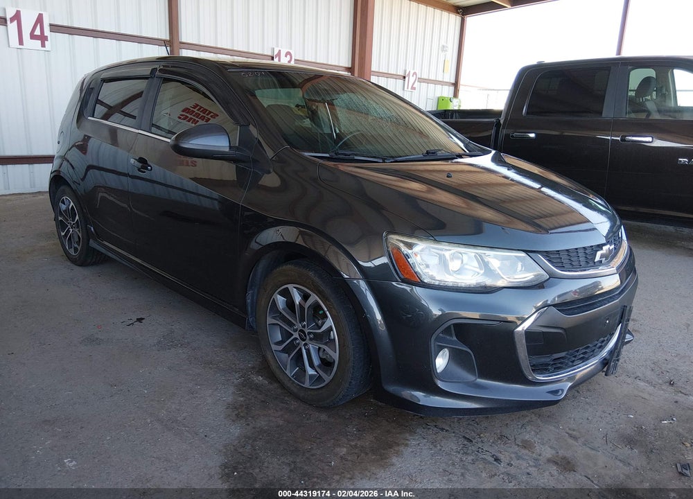 2018 CHEVROLET SONIC LT AUTO VIN: 1G1JD6SB6J4101296