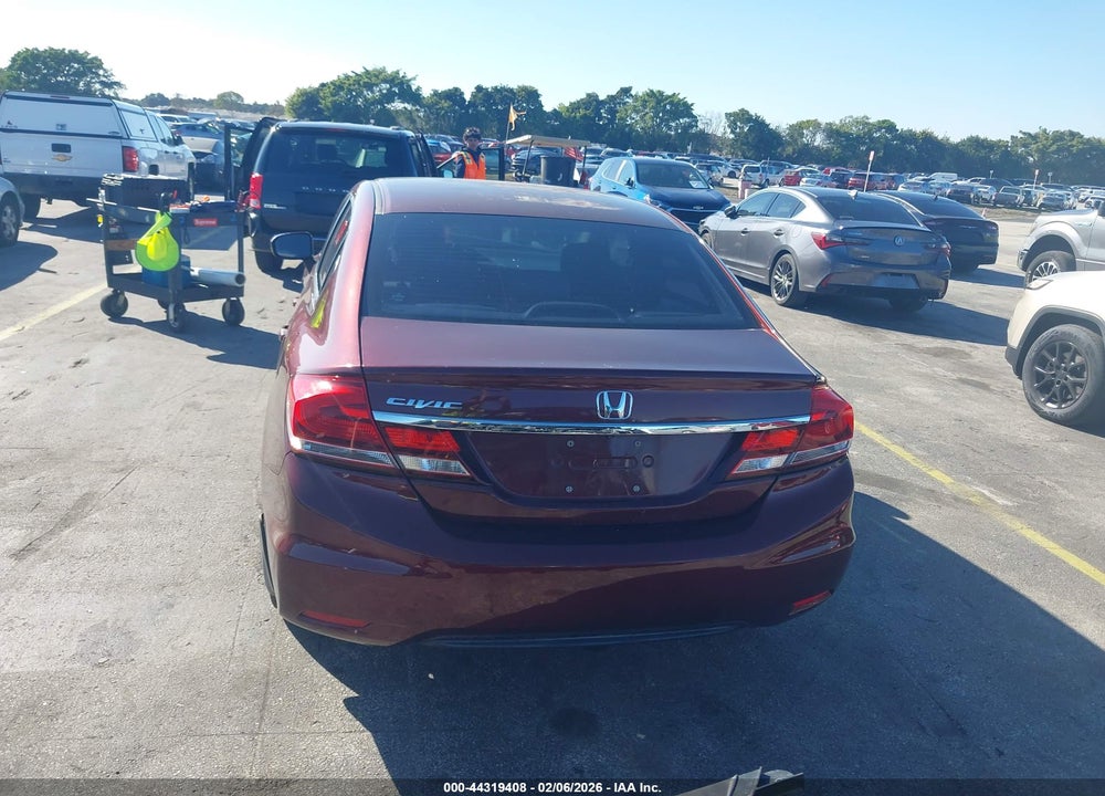 2015 HONDA CIVIC LX VIN: 19XFB2F58FE053614