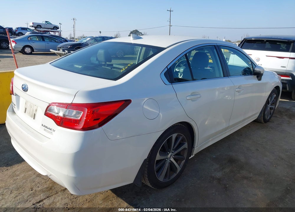 2016 SUBARU LEGACY 2.5I LIMITED VIN: 4S3BNAN68G3028411