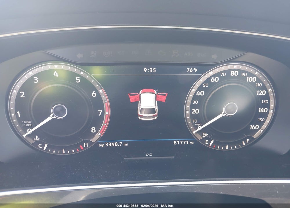 2018 VOLKSWAGEN TIGUAN 2.0T SEL PREMIUM VIN: 3VV5B7AX9JM004309