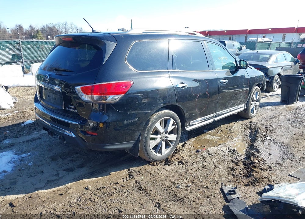 2015 NISSAN PATHFINDER PLATINUM VIN: 5N1AR2MM4FC671029