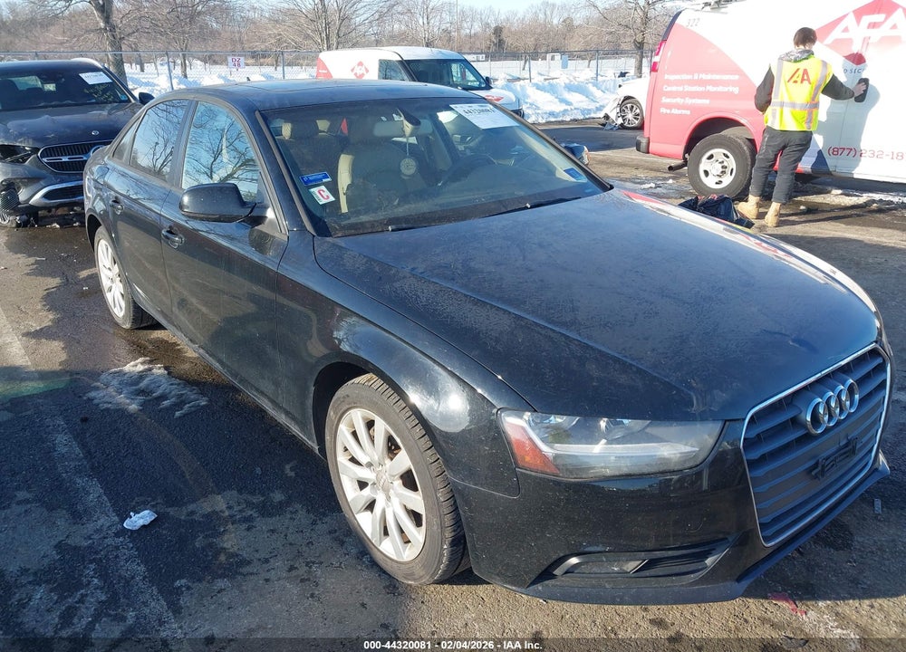 2013 AUDI A4 2.0T PREMIUM VIN: WAUAFAFLXDN028016