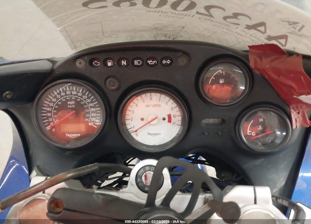 2001 TRIUMPH MOTORCYCLE SPRINT ST VIN: SMT600FM91J130487