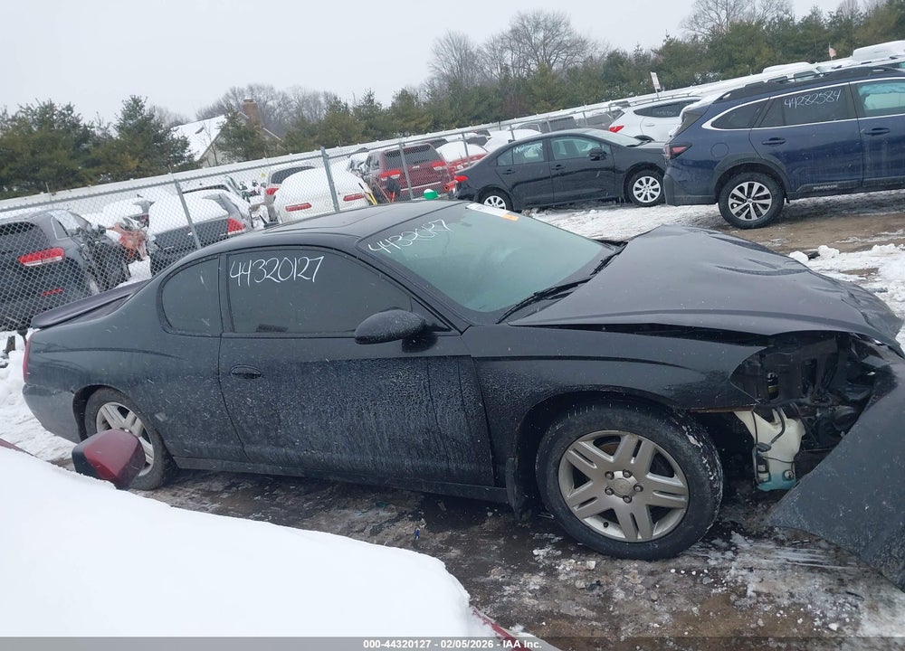 2007 CHEVROLET MONTE CARLO LT VIN: 2G1WK15K579405560