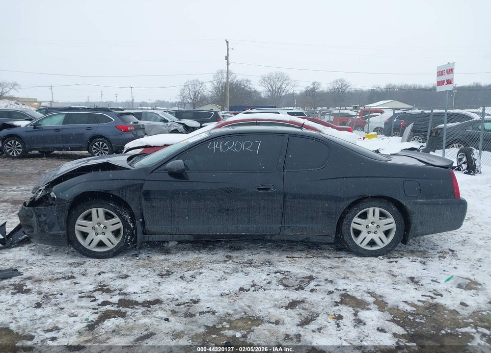 2007 CHEVROLET MONTE CARLO LT VIN: 2G1WK15K579405560