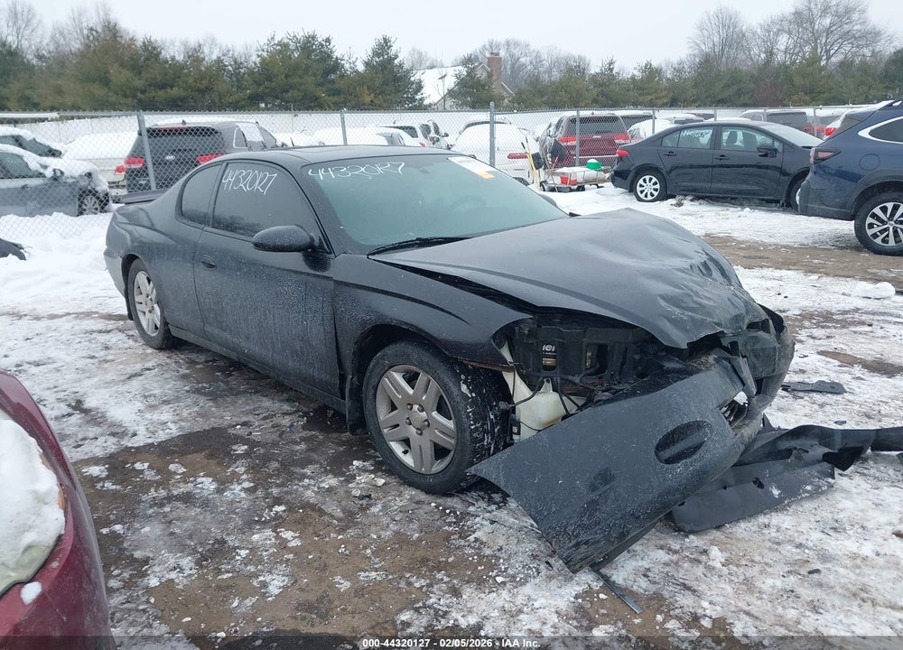 2007 CHEVROLET MONTE CARLO LT VIN: 2G1WK15K579405560