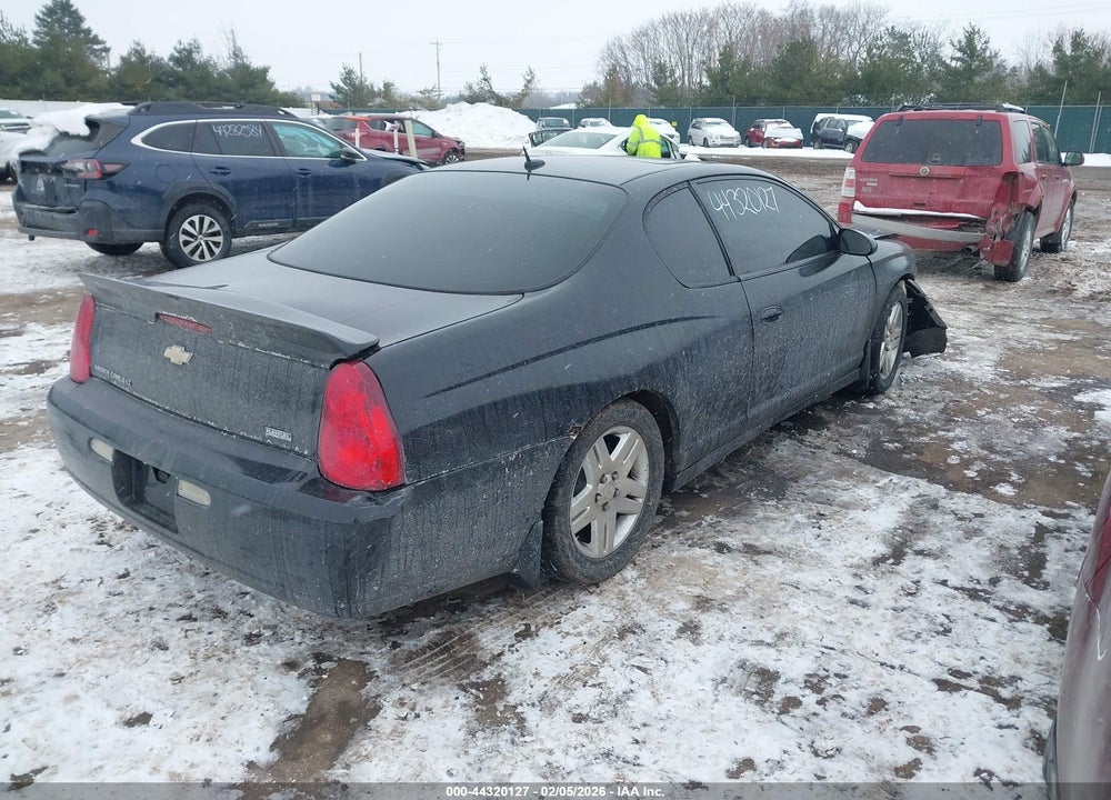 2007 CHEVROLET MONTE CARLO LT VIN: 2G1WK15K579405560
