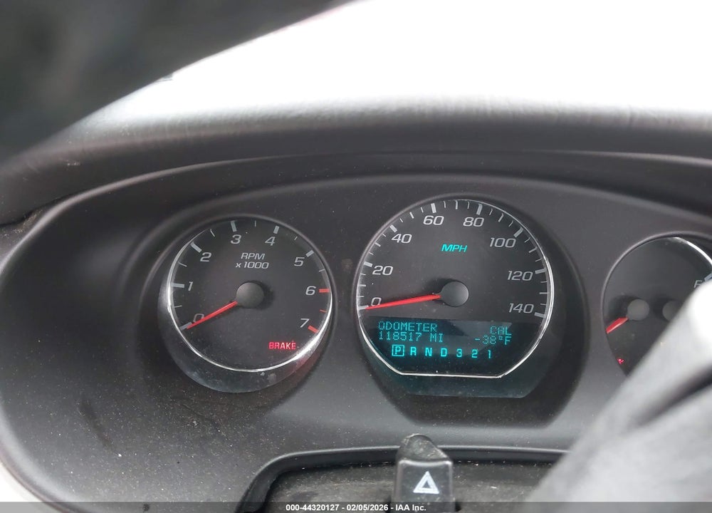 2007 CHEVROLET MONTE CARLO LT VIN: 2G1WK15K579405560
