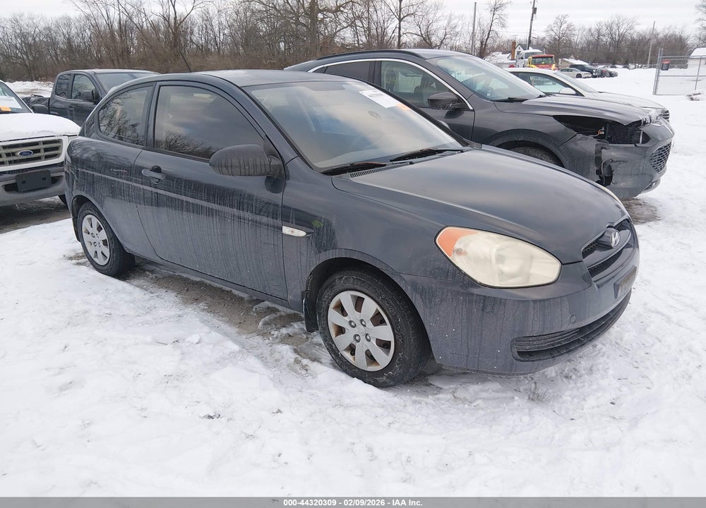 2008 HYUNDAI ACCENT GS VIN: KMHCM36C78U083379