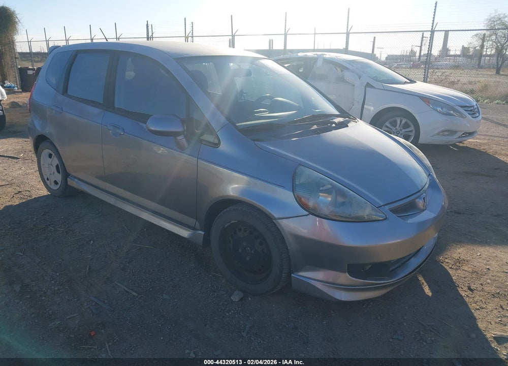 2007 HONDA FIT SPORT VIN: JHMGD376X7S023880